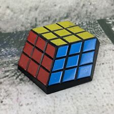 Refrigerator Magnet Vintage Arjon 1982 Rubik's Cube Yellow Red Blue picture