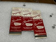Lot of 3 1950’s?  - Three Oaks Lounge Montrose California Vintage Matchbook Lot picture