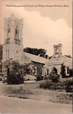 First Congregational Church, Chapel, Methuen Massachusetts- Chrome Postcard picture