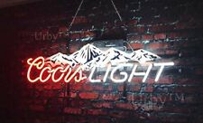 New Coors Mountain Beer Neon Light Sign 16