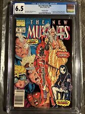 Marvel Comics New Mutants 98 CGC 6.5 1991 Rare Newsstand 1st Deadpool Movie OTW picture