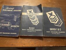 navy training manuals WW2/Korea Era ( Lot of 3) picture