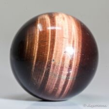 43g 31mm Natural Red Tiger/Ox/Bull Eye Quatyz Crystal Sphere Healing Ball Chakra picture