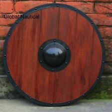 Medieval Round Shield Viking Shield Unique vintage Design Shield Wooden 24