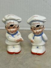  Vintage Tappan Chef Ceramic Salt & Pepper Shakers. Made in Japan.  picture