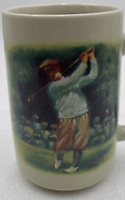 Vtg Figi Graphics Golf Coffee Cup Mug Is Not A Game Quote 14oz  Otagiri Japan picture