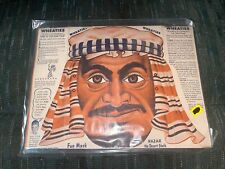 Vintage 1940’s Wheaties Cereal Box Panel Fun Mask Nazar The Dessert Sheik picture