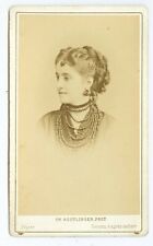 D0217~ Adelina Patti Italian Opera Singer 1860s CDV – Reutlinger, Paris picture