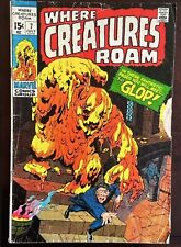 Vintage Marvel Comics Book Where Creatures Roam The Glop July 1971 picture