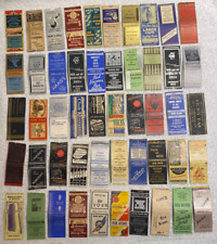 50 VINTAGE 1950's Matchbook Covers - MICHIGAN only Detroit, Lansing + VERY RARE picture