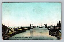 Ashtabula OH-Ohio, Outer Harbor, c1908, Vintage Postcard picture