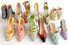 VTG Lot of 11 Steppin' Out BY S.S. Sarna Miniature Shoes Various Styles/Colors picture