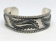 PERRY SHORTY Coin Silver Bangle Bracelet Indian Jelly picture