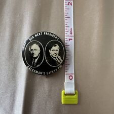 Vintage FDR & Willkie Presidential Political Pinback Salesman Safety Pin 1940 picture