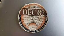 Rare Collectable old tax disc from DEC 1962..................................... picture