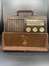 Vintage Wards Airline AC DC Am Suitcase Style Radio Not Working picture