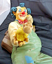 Huge Rare Jun Asilo Clown Sculpture: LE Signed Dated and One-of-a-Kind picture