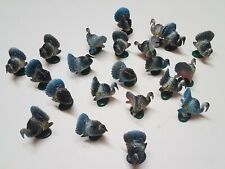 Vintage Miniature Turkeys - Hand Painted Figurines - 12 Pieces *For Thanksgiving picture