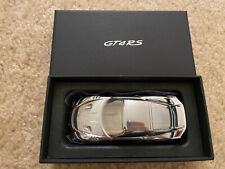Genuine Porsche 718 Cayman GT4 RS Aluminum Chrome model scale 1:43 Paperweight picture