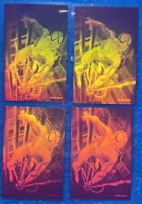 1995 4 Pcs Marvel RARE First Edition Spider-Man Hologram STICKERS RARE picture