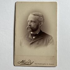 Antique Cabinet Card Photograph Charming Man ID Noyes Reverend Boston MA picture