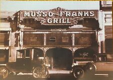 Musso & Franks Grill, Hollywood Boulevard, Los Angeles, Advertisement Postcard picture