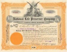 National Life Preserver Co. - Stock Certificate - General Stocks picture