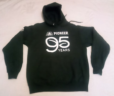 Pioneer Seeds Pullover Hooded Sweatshirt Size Medium Dark Green 95 Years picture
