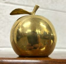 Vintage Hollow Brass Apple by Decorative Crafts, Inc. picture