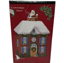 International China A Christmas Story House Cookie Jar Susan Wingate Snowman picture