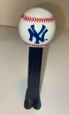 Vtg Pez Dispenser Baseball New York Yankees MLBP 2000 Dk Blue Old LOGO picture