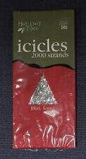 3 Boxes Holiday Time Shiny Silver Icicle Tinsel 2000 18