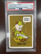 1974 Warner Bros. National Periodical Cards Elmer Fudd PSA 5 picture