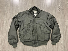MEN'S MILITARY GREEN FLYER'S COLD WEATHER JACKET CWU-45/P SIZE L 42-44 picture