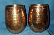 Hammered Copper Color Mugs vintage moscow mule stemless wine  picture