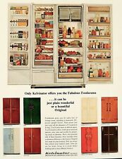 Kelvinator refrigerator ad vintage 1966 freezer original advertisement picture