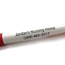 Jordan's Nursing Home Advertising Pen Vintage picture