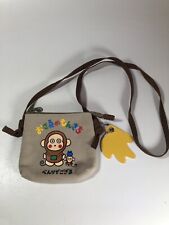 Sanrio Monkey Monkichi Hanging Bag Purse Leather Charm Super Rare HTF MINT picture