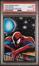 1992 Marvel Comic Images Spider-Man The McFarlane Era #66 Pondering PSA 10 Pop 1 picture