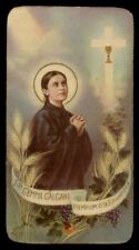 w/ RELIC ST GEMMA GALGANI Vtg RELIC HOLY CARD w/ SEAL PASSIONISTS picture