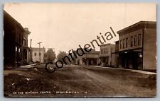 Real Photo Post Office Storefronts De Kalb Jct. NY New York RP RPPC Postcard K29 picture