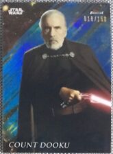 2018 Topps Finest Star Wars Count Dooku BLUE PARALLEL SP #d /150  picture