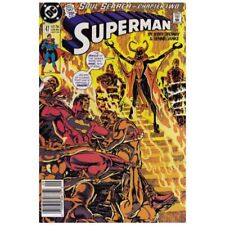Superman (1987 series) #47 Newsstand in Near Mint minus condition. DC comics [l: picture