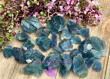 Wholesale Lot 2 Lbs Natural Blue Fluorite Raw Crystal Nice Quality picture