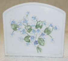 Vintage Porcelain Blue Flowers Night Light  Floral Unbranded - Works picture