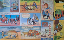 LOT of 10  Old Postcards   COMIC  HUMOROUS  1930's-1940's picture