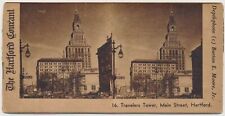 CONNECTICUT SV - Hartford - Main St - Travelers Tower - RARE picture