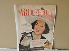 Vintage July 1948 Life Magazine Chesterfield Cigarette (AD ONLY) 10.5
