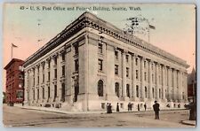 Postcard Posted 1911 US Post Office And Federal Building Seattle  Washington C3 picture