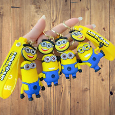 Minions Silicone Rubber Keychains Lot of 8 - NEW picture